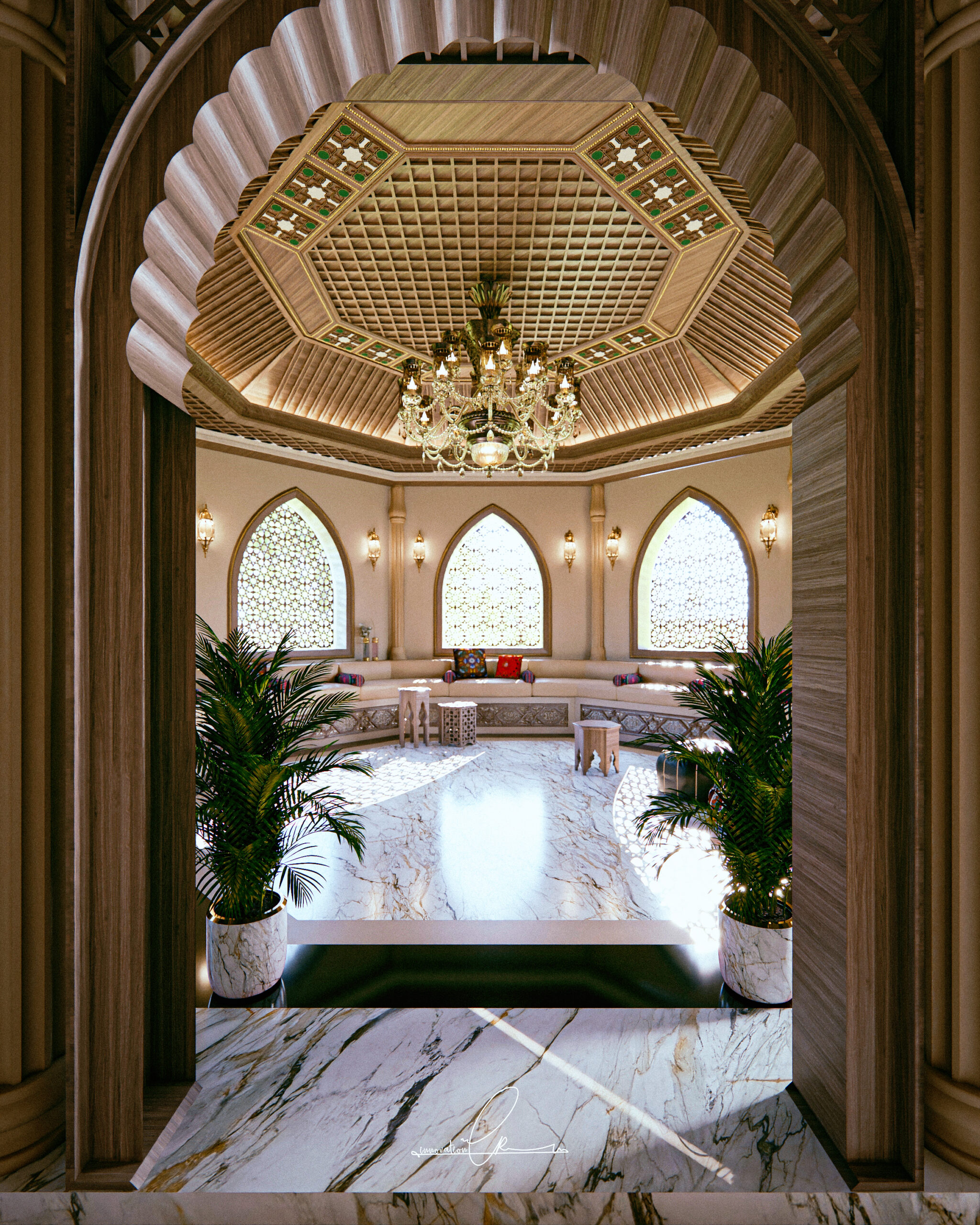 Morrocan style palace